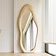 CEIEVER Standspiegel Ganzkörperspiegel, Asymmetrischer Spiegel Groß 160X60CM Asymmetrischer Full Body Mirror Flurspiegel Wandspiegel für Schlafzimmer Wohnzimmer Ankleidezimmer Deko