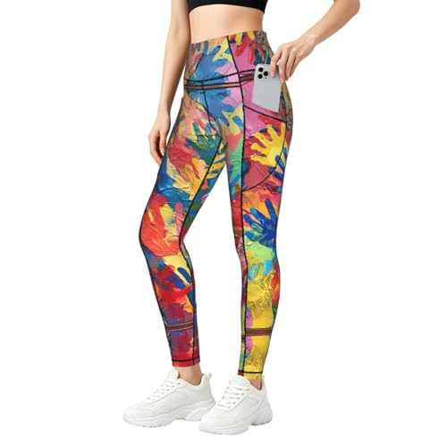 Ropa de fitness con control de abdomen y divertido estampado de mano para tus rutinas
