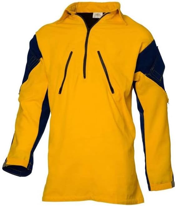 COAXSHER BetaX Wildland Fire Shirt 2XL, Yellow/Navy