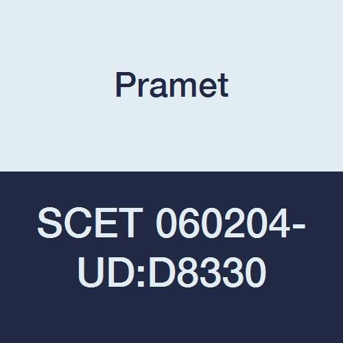 SCET 060204-UD:D8330 Carbide Indexable Drilling Peripheral Insert, 1" Corner Radius, Drill Diameter Range 0.766" - 0.875" (20 mm - 22 mm) PVD, 90 Degree Square, Gold (Pack of 10)