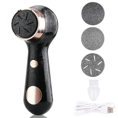 Electric Foot Callus Removers for Feet - Rechargeable Waterproof Portable Electronic Foot File Pedicure Tools for Cracked Heels Dead Skin