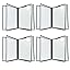 4 Pack Silver