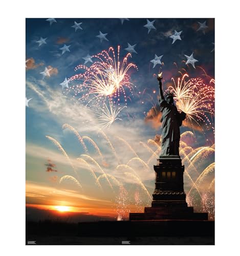 Cardboard People 4th of July Patriotic Cardboard Backdrop