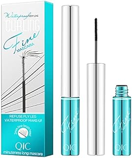 DSQXLW Waterproof Mascara for Fine Short Eyelash, Washable Voluminous Eyelash Mascara Intense Lengthening Mascara for Women, Black (0.1 fl. Oz), 1 Count (Pack of 1)