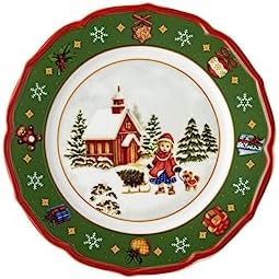 BOOSHMall Weihnachtsteller 3er Set - Dekoteller Für Plätzchen & Gebäck