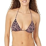 Splendid womens Kitty Triangle Bra Bikini Top, Bronze, Small US
