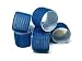 6 Pack Super Jumbo Self Grip Hair Rollers Pro Salon Hairdressing - Big Curlers Create Volume For Long Hair (Blue)