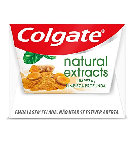 Gel Dental Colgate Natural Extracts Cúrcuma 90g