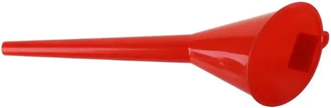 1Pc Car Refueling Multi-Function Longer Funnel Gasoline Engine Oil Additive Motorcycle Farm Machine(Orange-L-28cm)