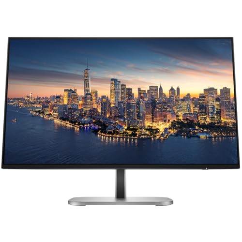 Image of HP Series 7 Pro 27-inch 727pk 4K UHD (3840 x 2160) LCD IPS Monitor, 2-Pack Daisy Chain Connectivity, Full Dock, USB Hub, Thunderbolt 4 USB-C, RJ-45 Bundled with Desk Mount Dual Monitor Stand
