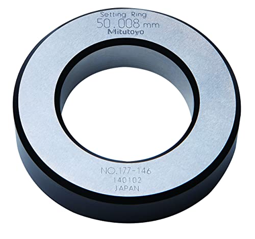Mitutoyo 177-146 Setting Ring, 50Mm Size, 20Mm Width, 85Mm Outside Diameter, +/-1.5Micrometer Accuracy #TOP1