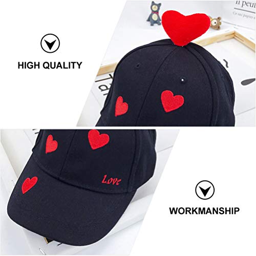 KESYOO Boné de Beisebol Infantil Com Padrão de Coração Boné de Beisebol de Algodão Infantil Boné de
