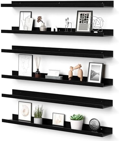 upsimples Floating Shelves for Wall, 35.5 Inch Shelves for Decor ...