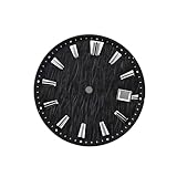 ROUREOX 33.5mm Esfera Reloj Grande Cara Patrón Texturizado Único Movimiento Automático NH35 NH36 Piezas Modding Set para Grand Seiko - 1 33.5MM