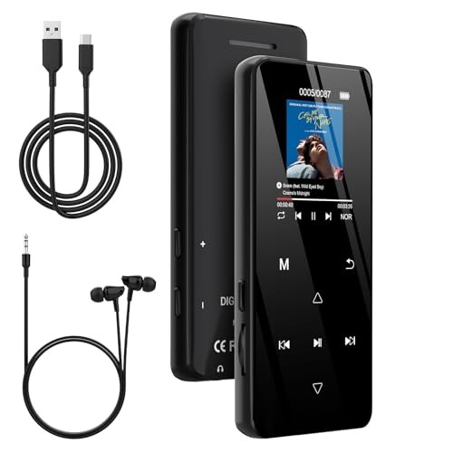 MP3 Player with Bluetooth 5.3, 32GB Portable Music Player wi