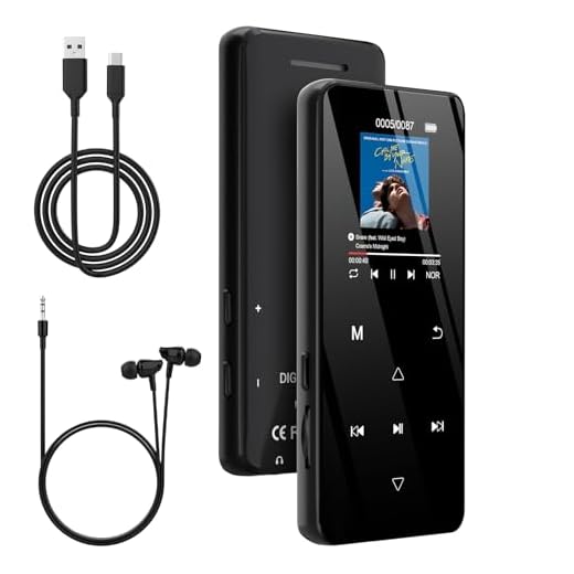 MP3 Player with Bluetooth 5.3, 32GB Portable Music Player with Speaker, HiFi Lossless Audio, Expandable to 128GB, Lightweight for Running, Gym, Travel, Kids & Students