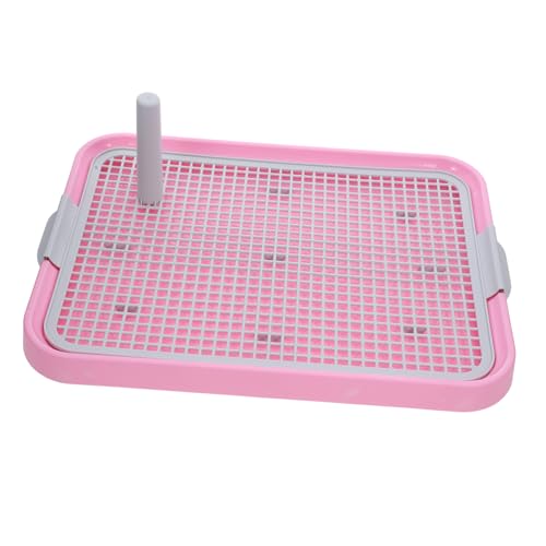 HANABASS Dog Toilet Stand Indoor Potty Pee Pads for Dogs Puppy Training Tray Sturdy Abs Material Multipurpose Pet Bathroom