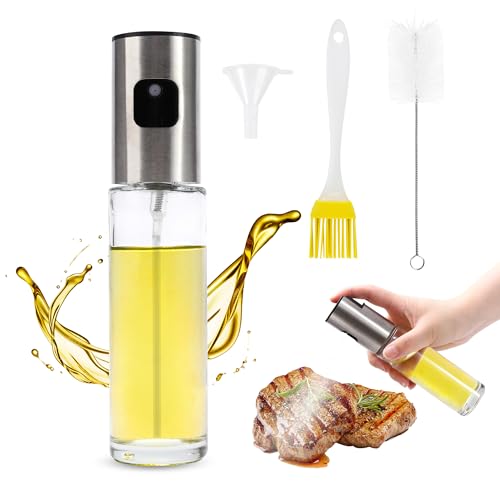 YC Kitchen Spray Huile Cuisine, 100ml Vaporisateur Huile - Cuisine Accessoires, Pulvérisateur d'huile - Cuisine air fryer accessoires (2 paquet)