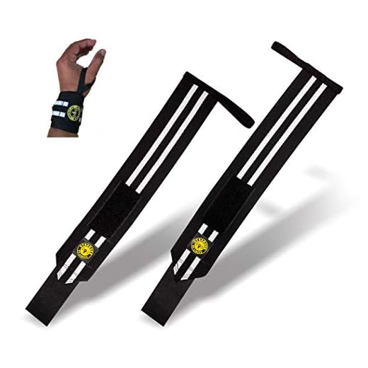 Munhequeira Wrist Wrap Elástica Be Stronger 45cm Cross