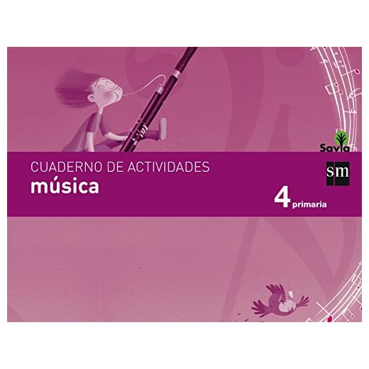 Cuaderno de música. 4 Primaria. Savia - 9788467578461