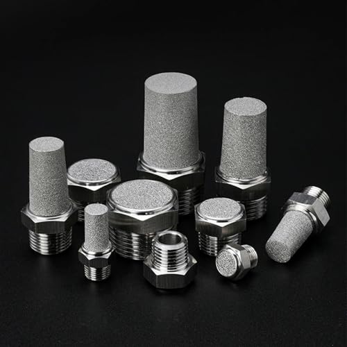 Accessoires de filetage et silencieux pneumatique inox pour stopper le bruit de l'air