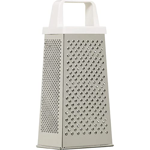 Kitchen Craft - Grattugia in Acciaio a 4 Usi, 20 cm