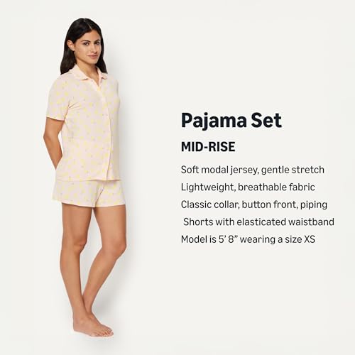 Image of Amazon Essentials x Sofia Grainge Mommy and Me Short Sleeve Pajama Set