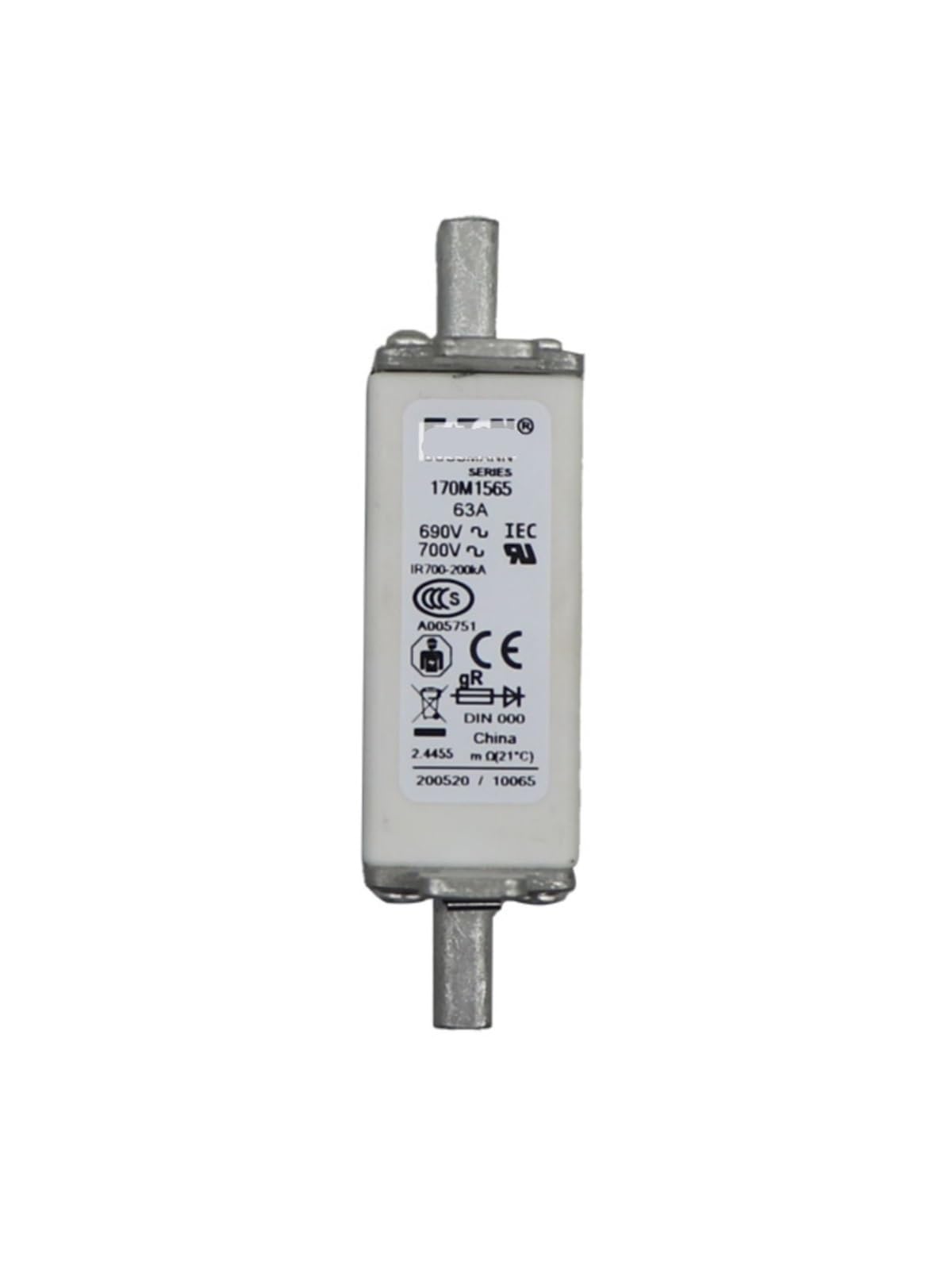 VDOQTLJT 170M1565 Low Voltage Fast Blow Ceramic fuse170M1565 Fuse
