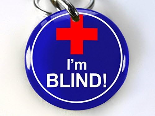 blind dog tag