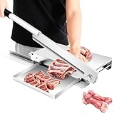 Professioneller manueller Fleischknochenschneider und -schneider for gefrorenes Fleisch, Hochleistungs-Hähnchenschneidemaschine, Zerkleinerer for die Küche, for Rind, Ziege, Schwein und Fisch