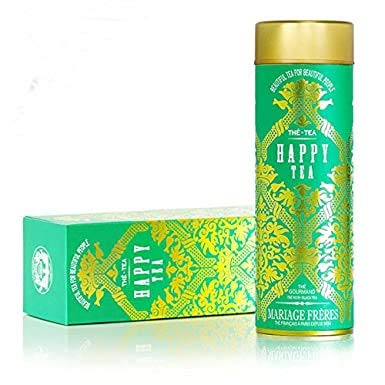 Mariage Frères Paryż - HAPPY TEA (Gourmet czarna herbata, Yuzu, płatki róży i nuta pianki) - puszka 90 g