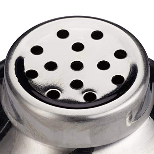 Relaxdays, Silber Cocktailshaker, rostfreier Edelstahl, spülmaschinenfest, Rezepte, Cocktailmixer, Barshaker, Standard - Image 6