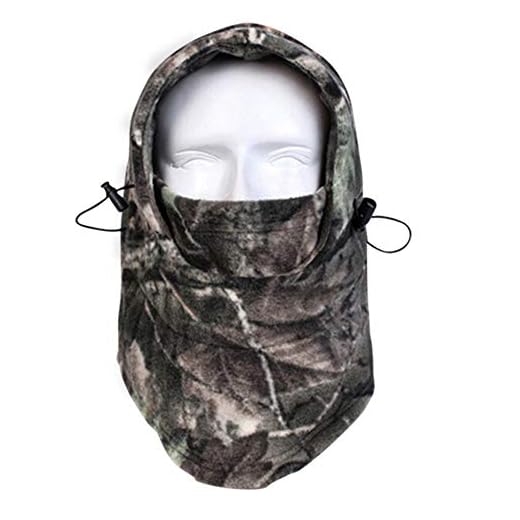 Your Choice Balaclava Face Mask Thick Thermal Fleece Hunting Face Mask, Windproof Camo Neck Warmer for Cold Weather Outdoor Activities Gear