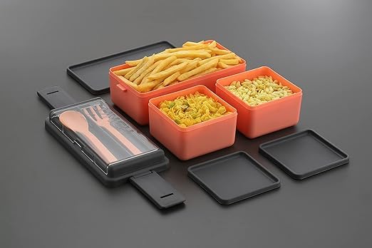 Image of Bento Box Adult Lunch Container With 3 Compartments & Fork - Leak-Proof, Microwave /Dishwasher /Freezer Safe Tiffin for Toddler, Kids, Adults - Pink