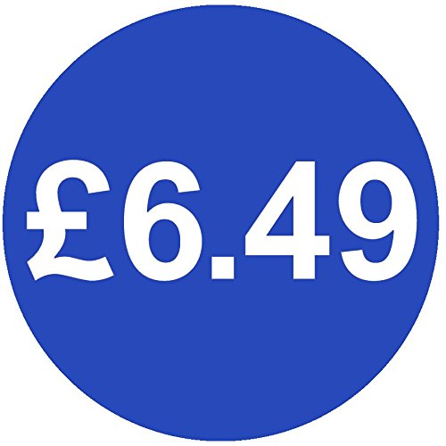 30mm Price Stickers Pack of 500 - Bright Blue - £6.49