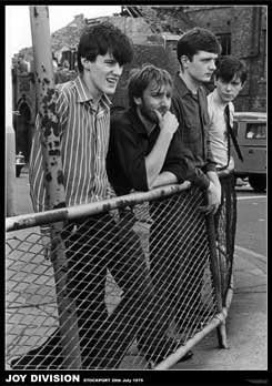 Joy Division - Stockport Barrier 1979 Ian Curtis Punk Rock - LAMINATED/ENCAPSULATED Poster - Measures 84 x 59.4 cm Approx.