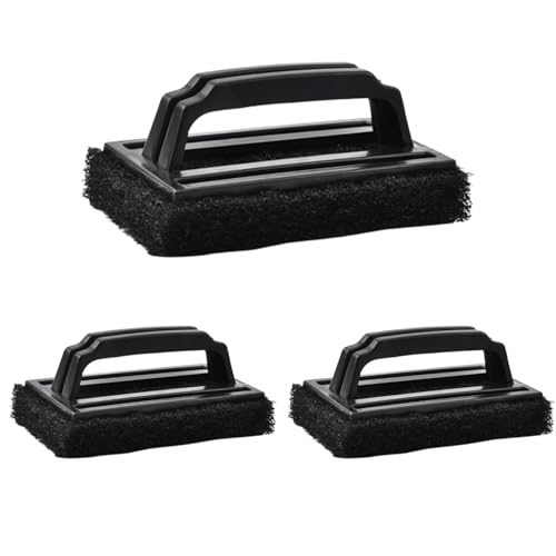 3 Piezas Cepillos para Barbacoa De Griddle, Cepillo para Barbacoa, Barbacoa Limpiador Parrilla, Cepillo para Limpiar Parrilla para Parrilla De Gas, Sartenes De Hierro Fundido, Utensilios De Cocina