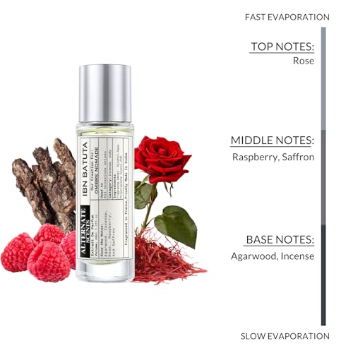 Image of Alternate Scents IBN BATUTA 40ml Long Lasting Perfume For Men & Women |Strong& long Lasting with 30% Oil Concentration|Strong Arabic Oud| Fragrance From France | Made In India|
