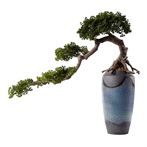 SWENEEN Bonsái Artificial Árbol Bonsái Artificial De 39 Pulgadas Plantas Artificiales De Interior Plantas Falsas Grandes Decoración con Macetas De Cerámica para El Hogar, Decorac,
