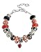 Mickey Minnie Mouse Charm Beaded Bracelet Jewelry -“Believe in Magic of Love” - Bead Charm Pendant Bracelet Gift for Women Mom Daughter Sister Teacher Aunt Teen Children- Cosplay Costume Jewellry
