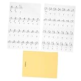 Kisangel Klavier Keyboard Aufkleber Tasten Klavieraufkleber für Anfänger Dünn Klaviertasten Notenaufkleber Praktisch Sicher und Wiederverwendbar