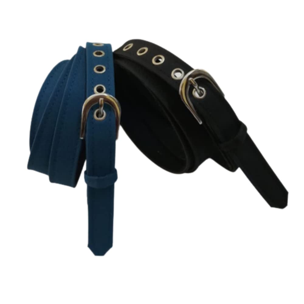 women's XXL OVERSIZE PLUS SIZE EXTRALARGE formal casual fabric belts combo for jeans trousers 2pcs for waist size 38inch-picture-13