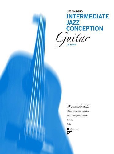 Partition jazz guitare Intermediate Jazz Conception Advance Music livre de morceaux