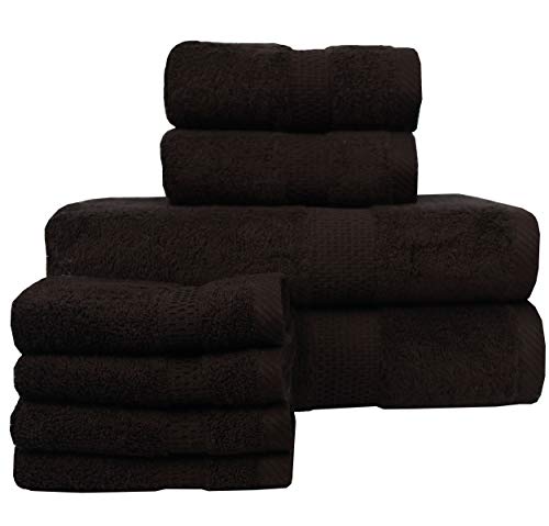 8-teiliges Handtuch-Set, 100 % gekämmte Baumwolle, Luxus-Handtuch-Set, Premium-Qualität, Handtücher für Badezimmer… – Bild 3