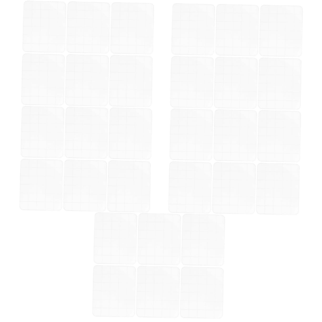 SHINEOFI 5 Series Bloque De Sellos Acrílicos Para Manualidades De Álbumes De Recortes Primeros Suministros Para Tableros De Estampado Sellos De Diario Para Manualidades 6 piezas x 5