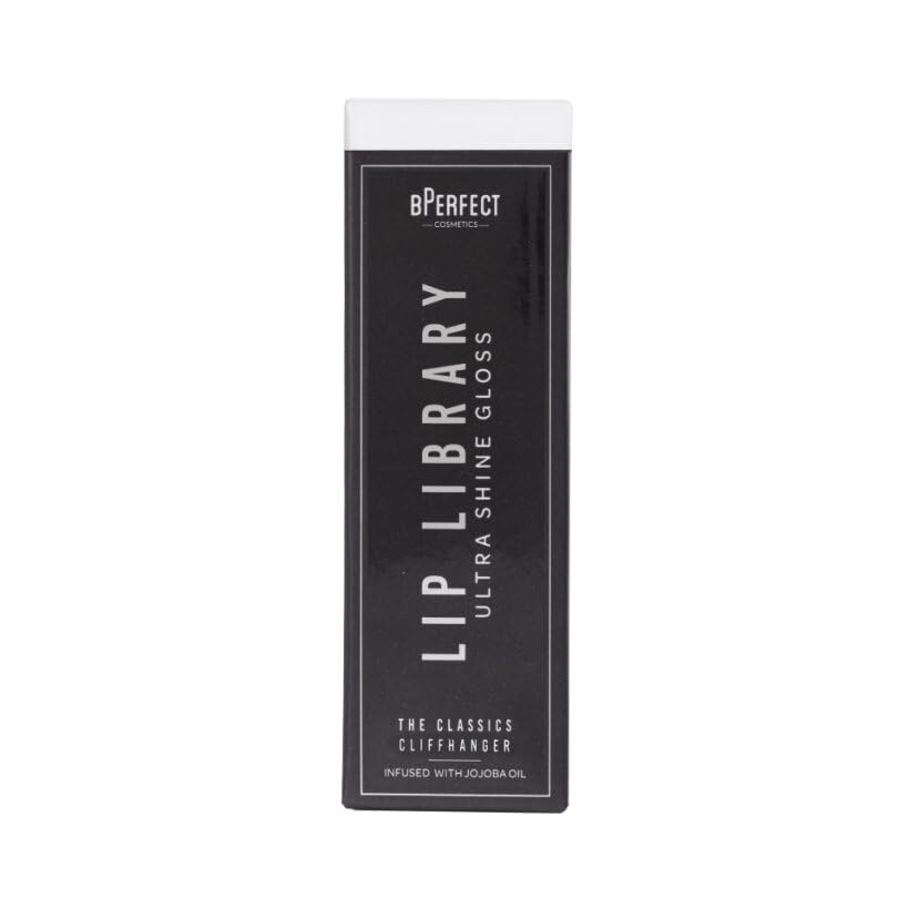 BPerfect Lip Library Lip Gloss, High-Shine Hydrating Gloss with Jojoba Oil, Shade Cliffhanger (Clear), 5, Cliffhanger - Image 2
