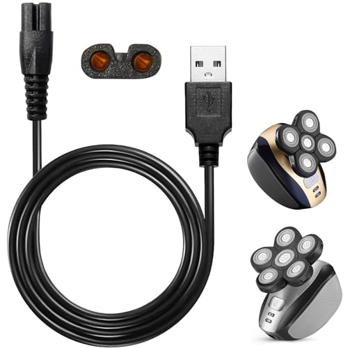 Wahfox Head Shaver Charger Cord For Freedom Grooming Freebird Skull Shaver Head Shaver,Wahfox Charger Cord For Many Brands Usb Cable Shaver Electric S