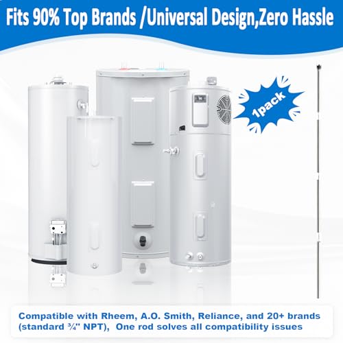 image for Podoy 42'' Flexible Magnesium Anode Rod for Hot Water Heater Compatibl