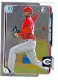 Raisel Iglesias baseball card (Cincinnati Reds) 2015 Topps Bowman Chrome #BCP103 Rookie