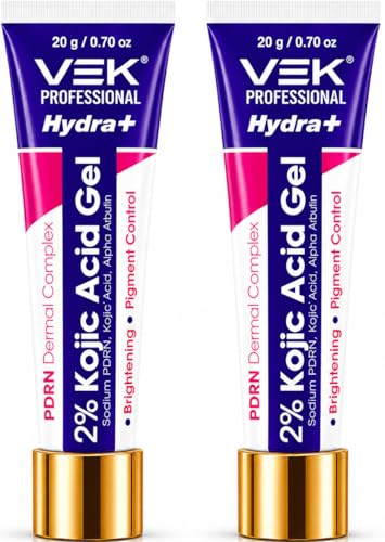 Image of VSK Professional Hydrate 2% Kojic Acid Gel | PDRN Dermal Complex + Alpha Arbutin | Brightening Gel for Dark Spots, Pigmentation & Melasma | Lightweight Non-Greasy Formula for All Skin Types | (40 g)